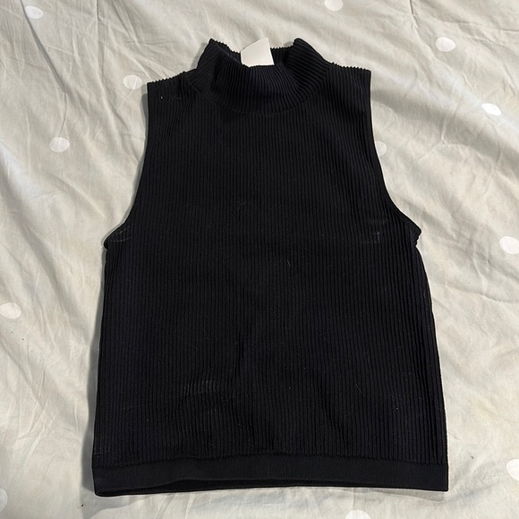 Ribbed black Tank top - Picture 1 of 2